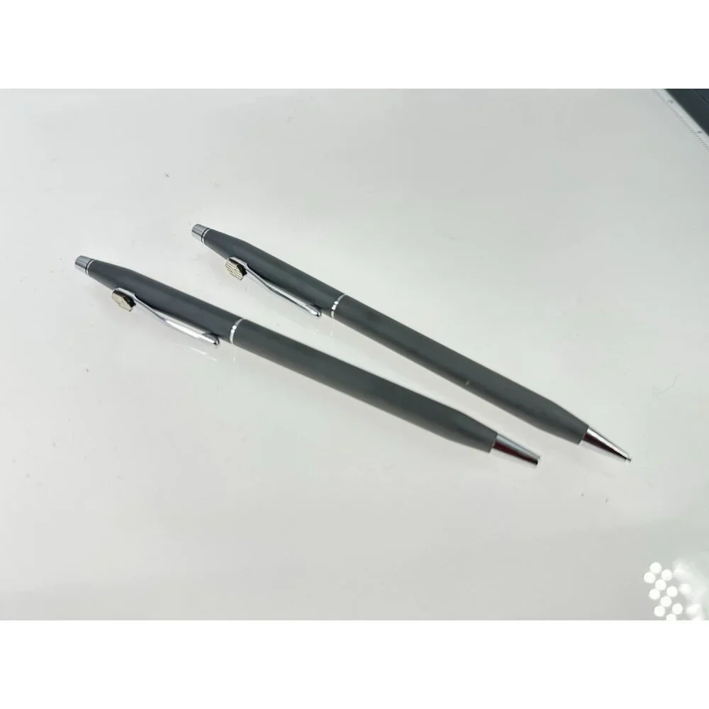 Vintage CROSS USA Pen & Pencil Set in Gray Mod: 0897 (AAA)